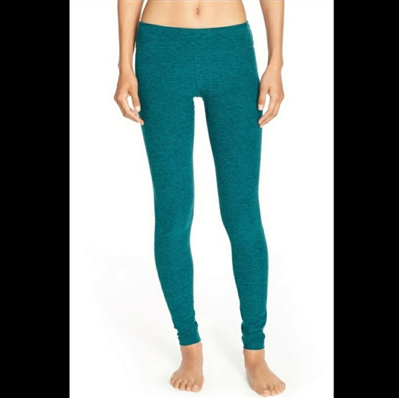 Beyond Yoga Pants - Beyond Yoga Teal Spacedye High Waisted Leggings